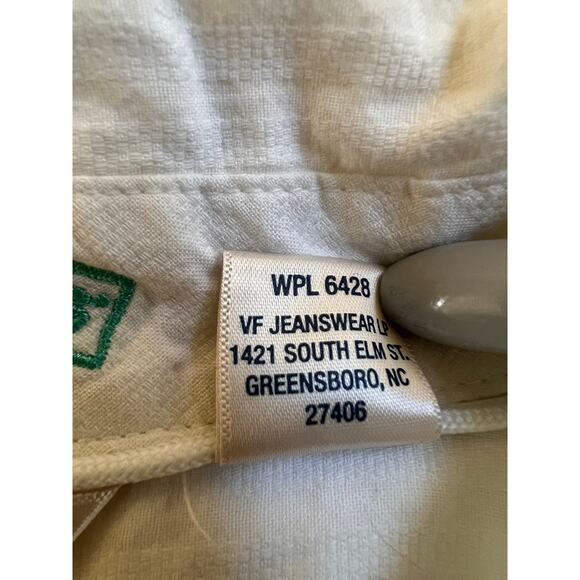 Riders By Lee White 100% Cotton Button Down Office Top Size XL - Picture 5 of 5